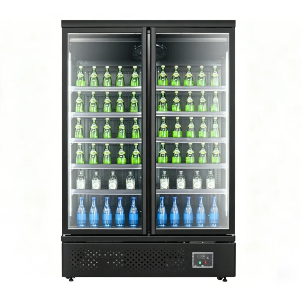 Frigomax Series 50" Commercial Merchandiser Refrigerator, 2 Swing Glass Door, 1 Year Warranty