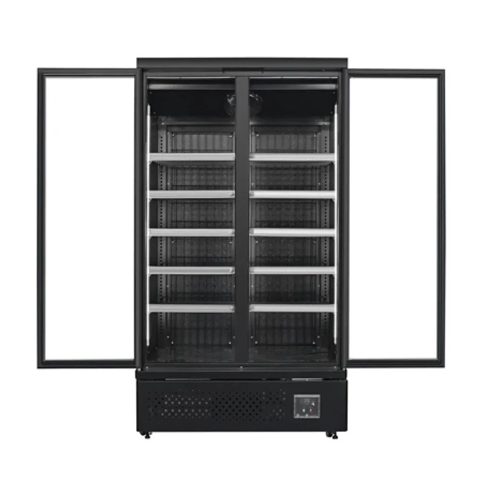 Frigomax Series 50" Glass Door Merchandising Freezer, 2 Swing Glass Door, 1 Year Warranty