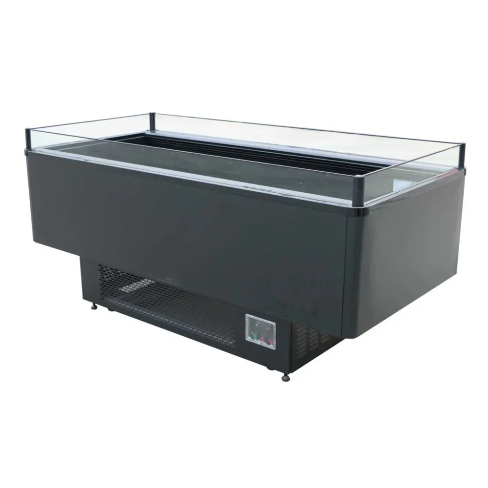 Frigomax Series 59" Dual Temperature Open Air Island Merchandiser, 110V, 1 Year Warranty
