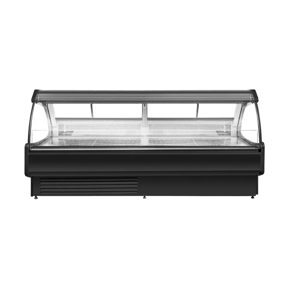 Frigomax Series 52" Refrigerated Display Case with Curved Glass, 29 cu. ft., 1 Year Warranty