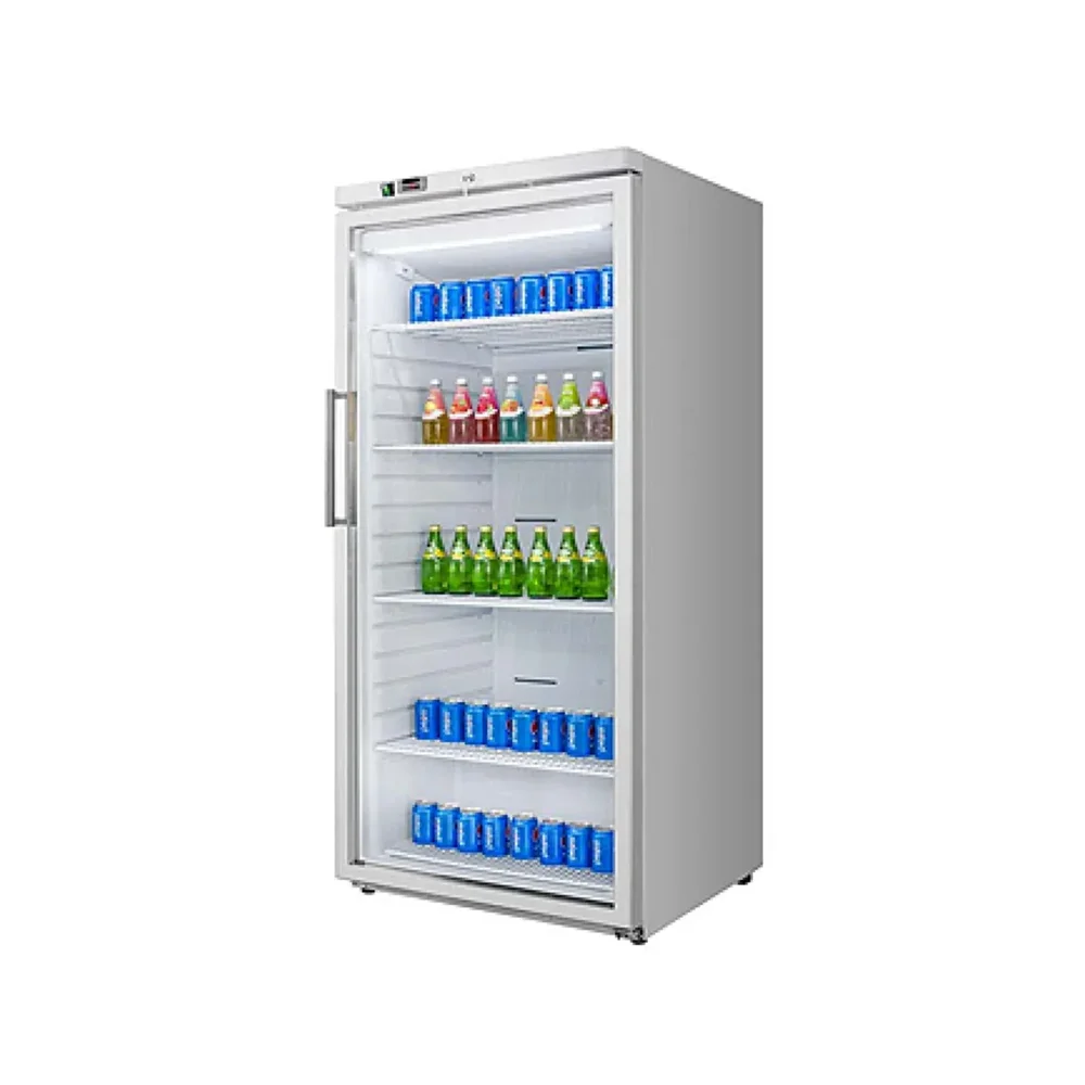 Frigomax Series 30" Commercial Merchandiser Refrigerator, 1 Glass Door, White Coated Steel, 1 Year Warranty