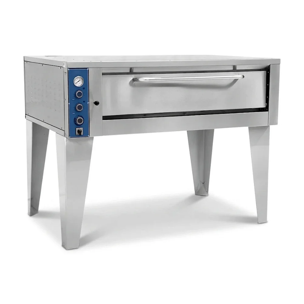 Pegasus FS55E-1 52" Electric Single Deck Pizza Oven with 36" x 36" Chamber, 9,000W, 208V, 3 Phase - Firestone Series