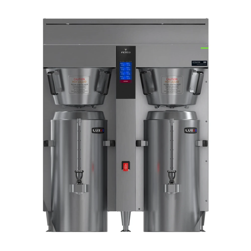 Fetco E2262US-3B340-MA110 High-Volume Automatic Thermal Coffee Maker, 47.8 Gallon/hr, 240V