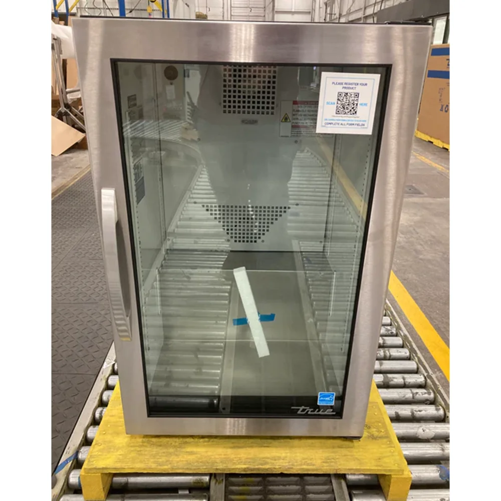 Used True GDM-07-S-HC~FGD01 24 1/8" Refrigerated Glass Door Countertop Merchandiser, Stainless Steel, 3-Year Limited Warranty