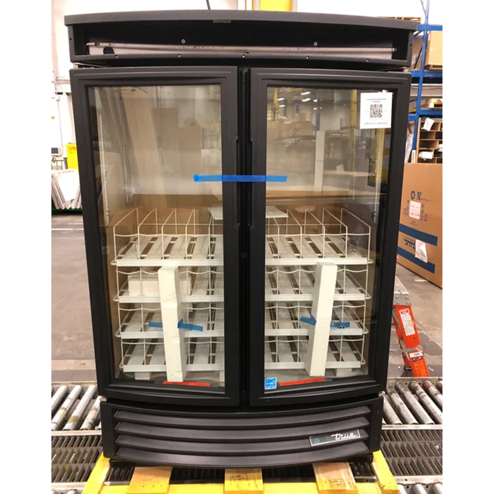 Used True GDM-35SL-RF-HC-LD 40" Merchandiser Refrigerator, 2 Sections, 3-Year Limited Warranty