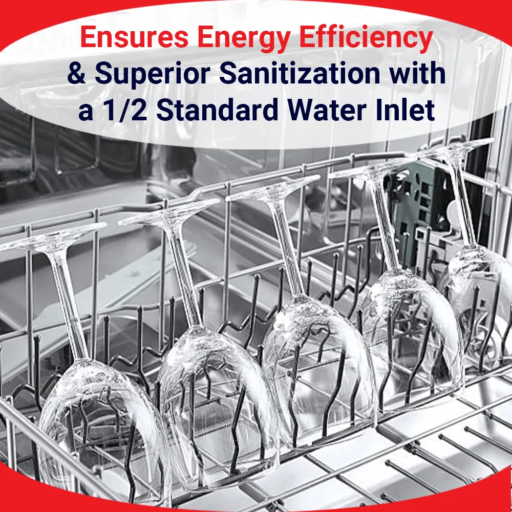 Low-temp chemical sanitizing CMA undercounter glasswasher with ScrapTrap removes debris and delivers spotless resultsideal for hotels and bars.