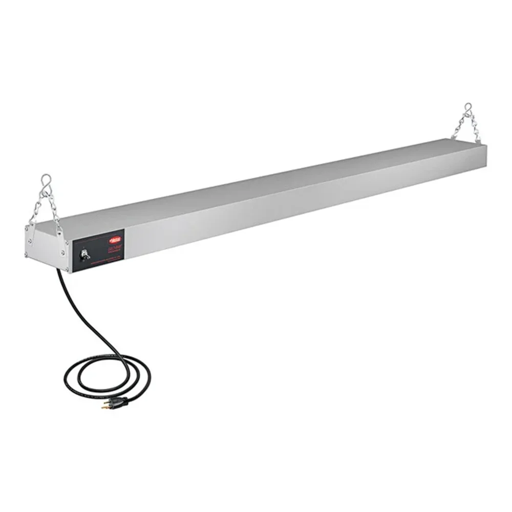 Hatco GRAH-72 72" Infrared Food Warmer / Strip Warmer with Toggle Controls, Glo-Ray High Wattage, 6" Chains, S-Hooks - 120V, 1,725W
