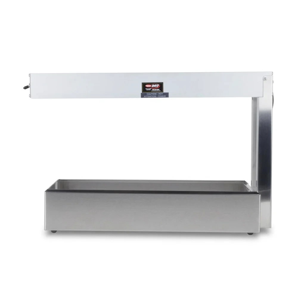 Hatco GRFF-10003227 12" Portable Countertop Food Warmer, Glo-Ray, Stainless Steel, 120V, 500W