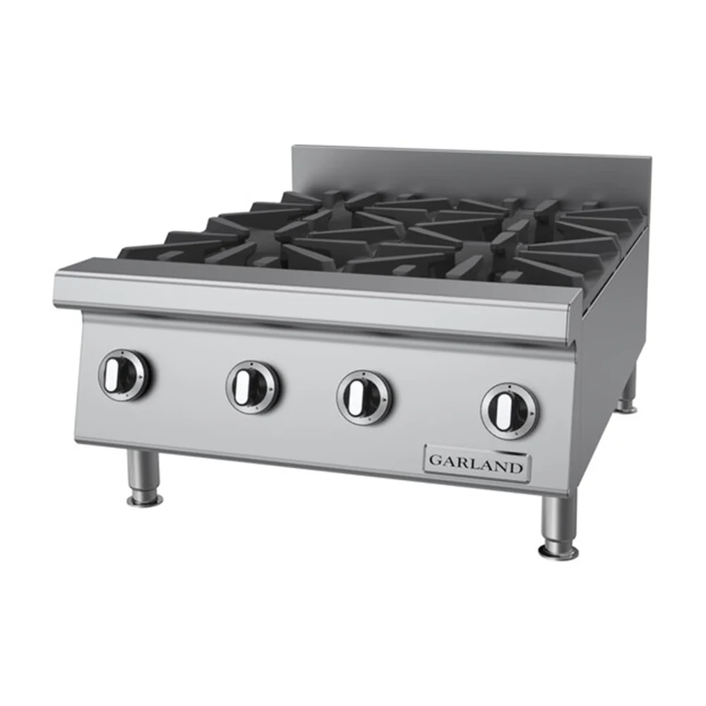Garland GTOG24-4 24" Countertop Range, 4 Burners, Natural Gas, 120,000 BTU