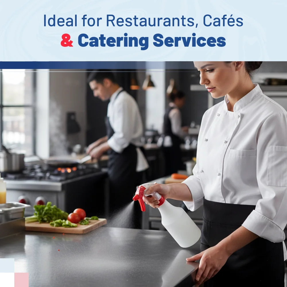 Hospeco 5906 9.8" General Purpose HD Trigger Sprayer, Red / White