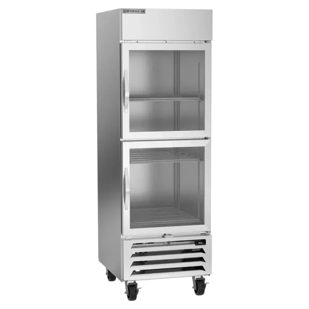 Beverage-Air half glass door reach-in freezer for compact operations offers clear product visibility and energy-efficient freezing performance.