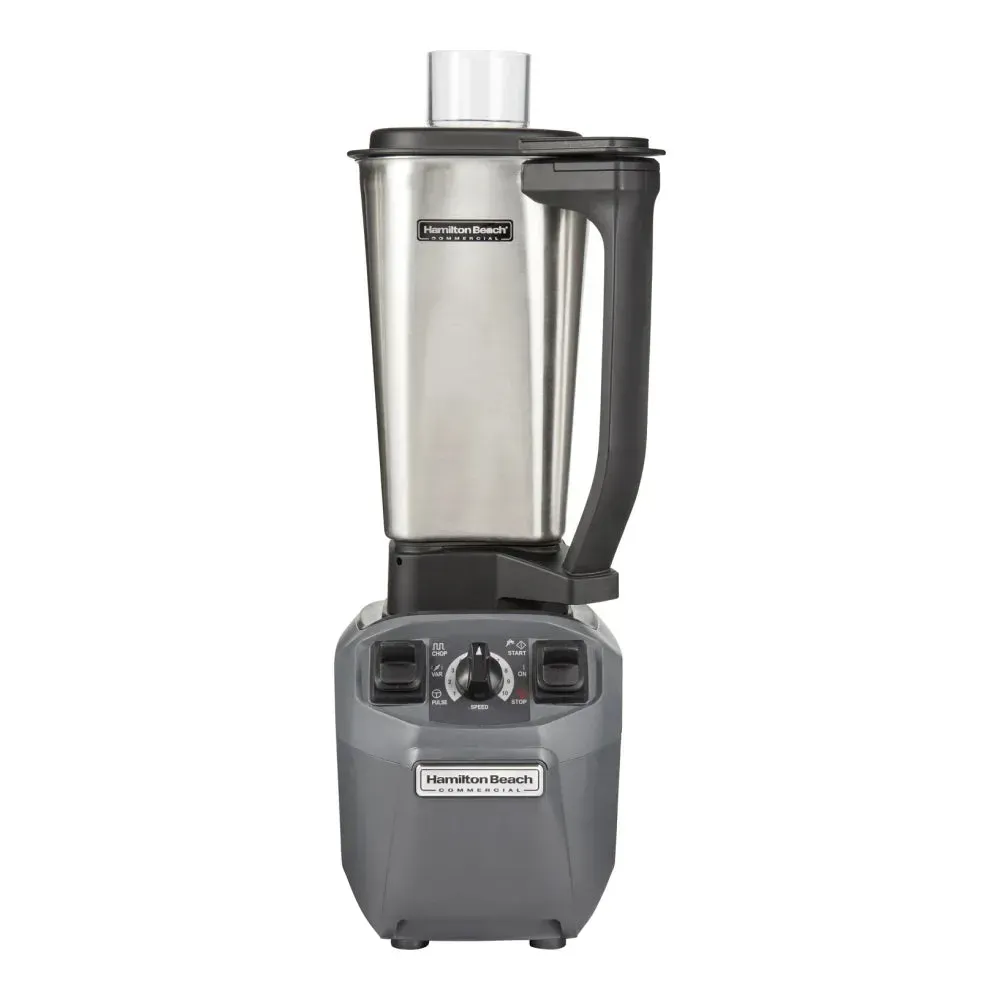Hamilton Beach blender with variable speed dial offers precise control and strong motor for creamy soups, silky sauces, and frozen cocktails.