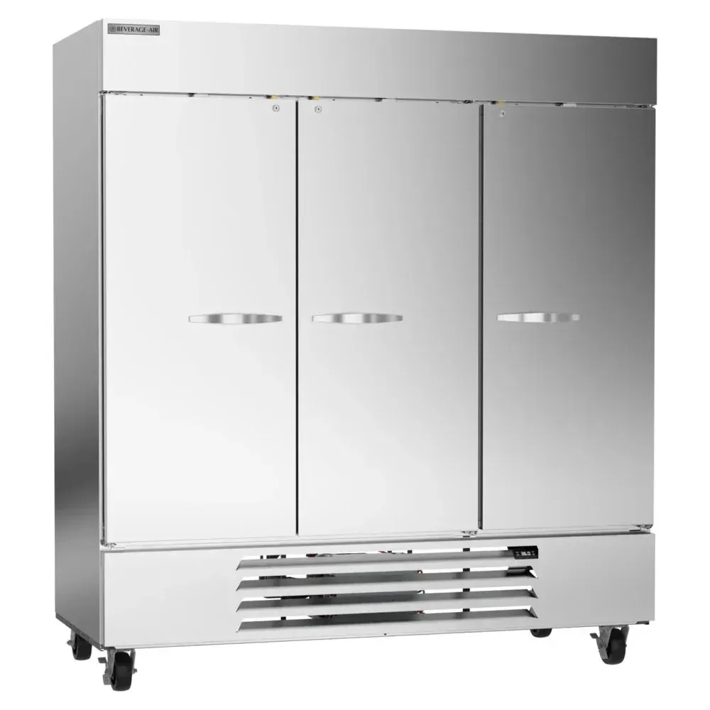 Beverage-Air HBR72HC-1 Horizon Series 75" Bottom Mounted Reach-In Refrigerator with LED Lighting
