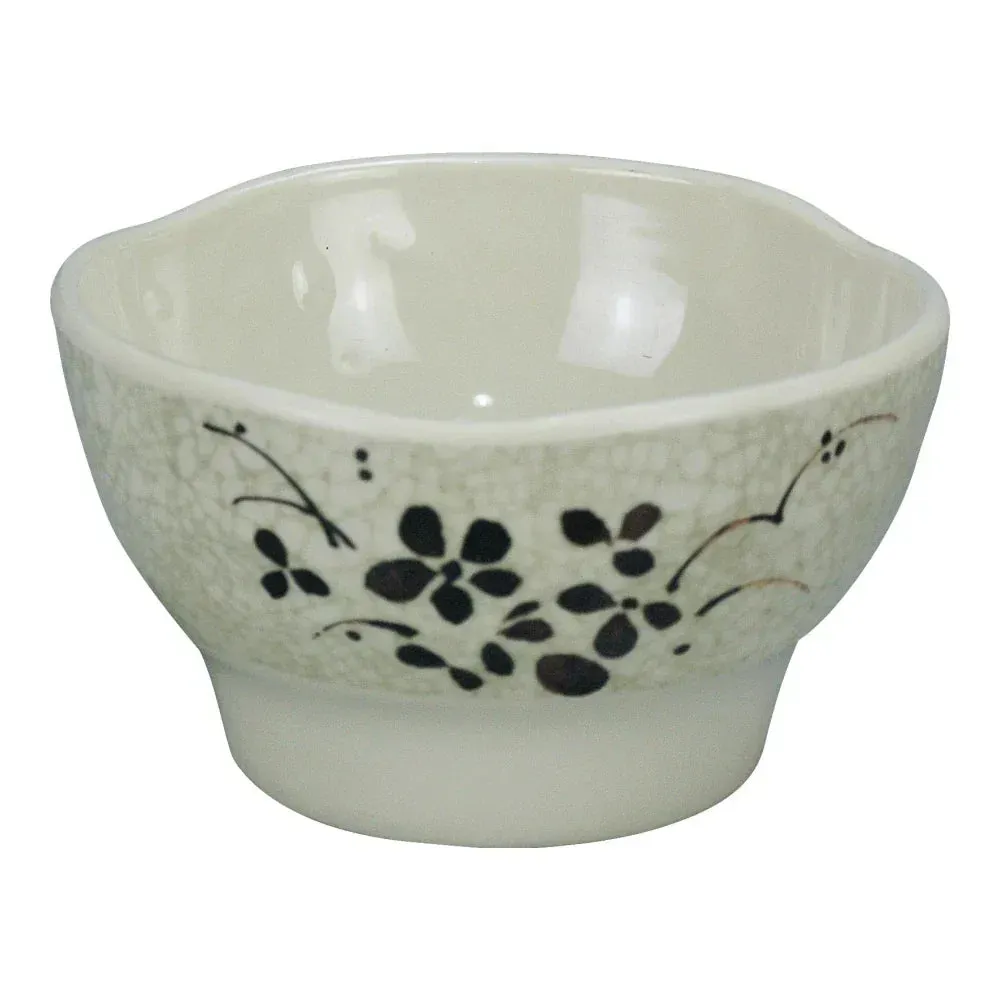 Yanco China beige melamine round rice bowl durable and reusable, perfect for commercial catering, bulk supply, and versatile foodservice use