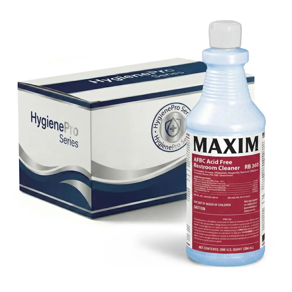 HygienePro Series 1 qt Acid Free Cleaner, Fresh Scent, 12/Case