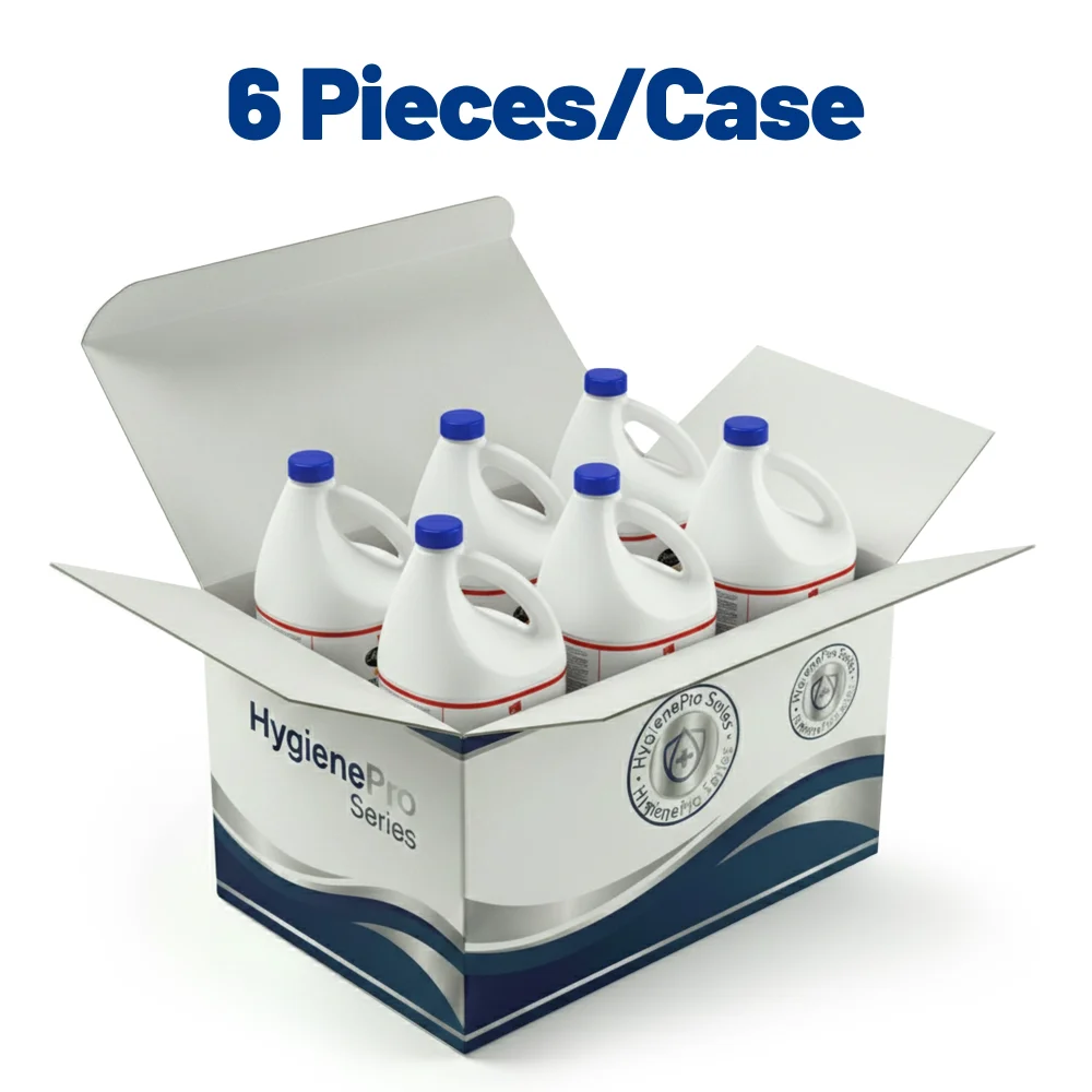 HygienePro Series 128 oz Germicidal Bleach, Black, 6% Ultra, 6/Case