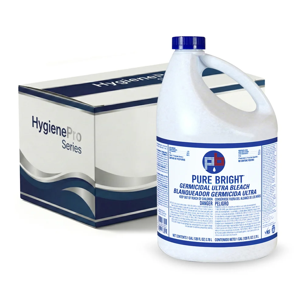 HygienePro Series 1 Gallon Pure Bright Bleach, 6% Ultra, 6/Case