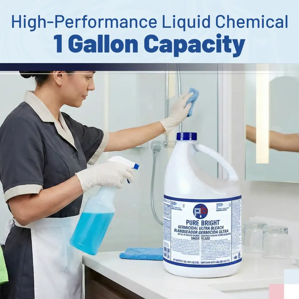 HygienePro Series 1 Gallon Pure Bright Bleach, 6% Ultra, 6/Case