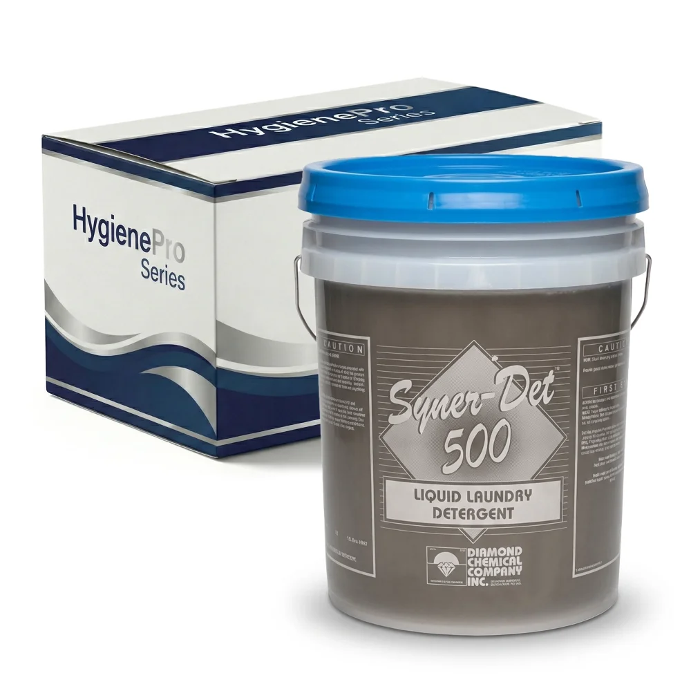 HygienePro Series 5 Gallon Liquid Laundry Detergent, Syner Det 500, 1 Pail