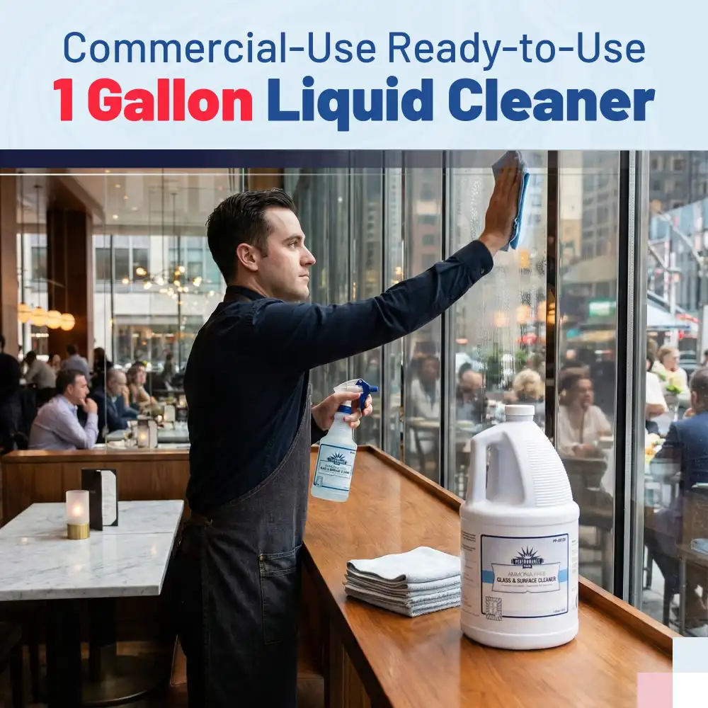 HygienePro Series 1 Gallon Ready to Use Glass & Surface Cleaner, Ammonia Free, 4/Case