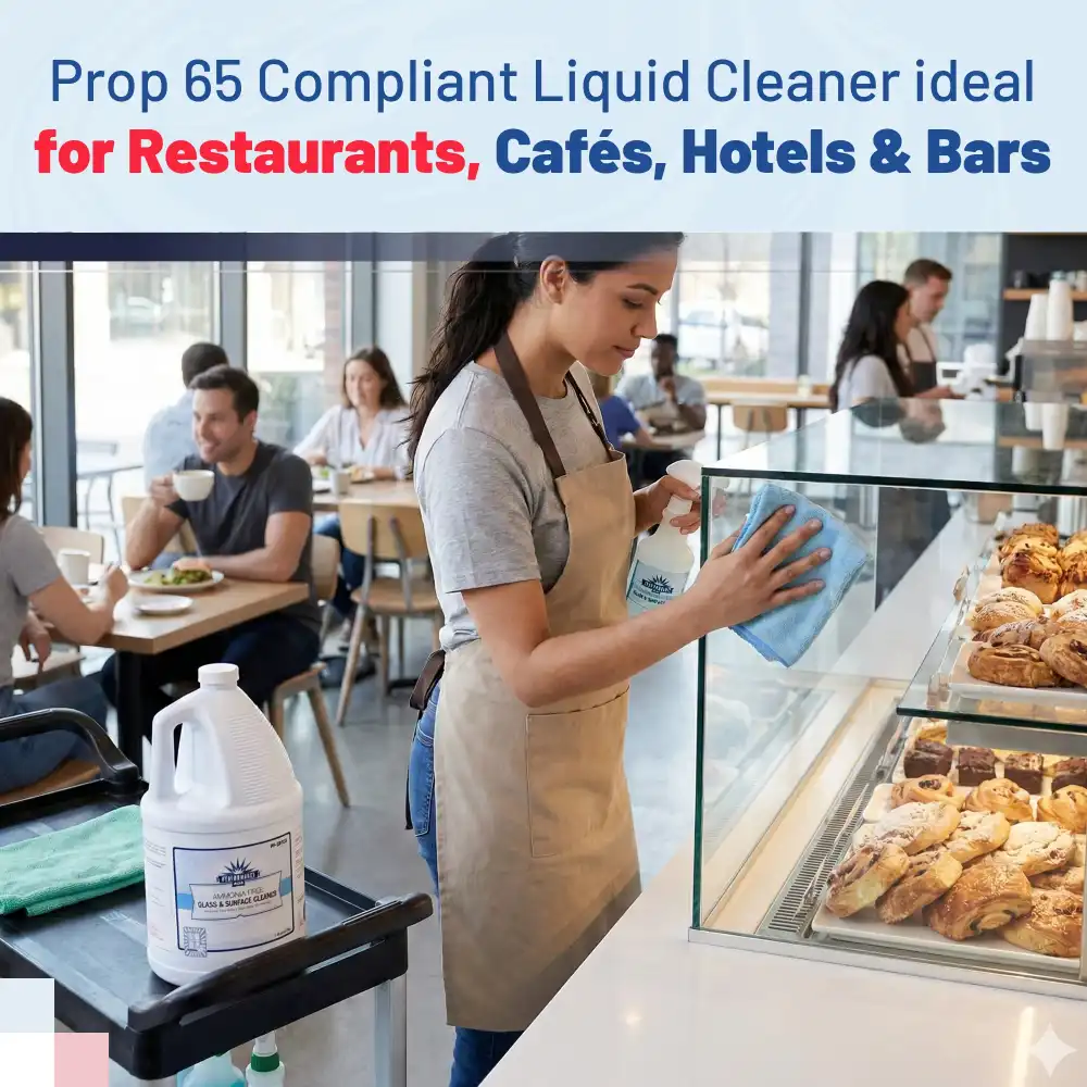 HygienePro Series 1 Gallon Ready to Use Glass & Surface Cleaner, Ammonia Free, 4/Case