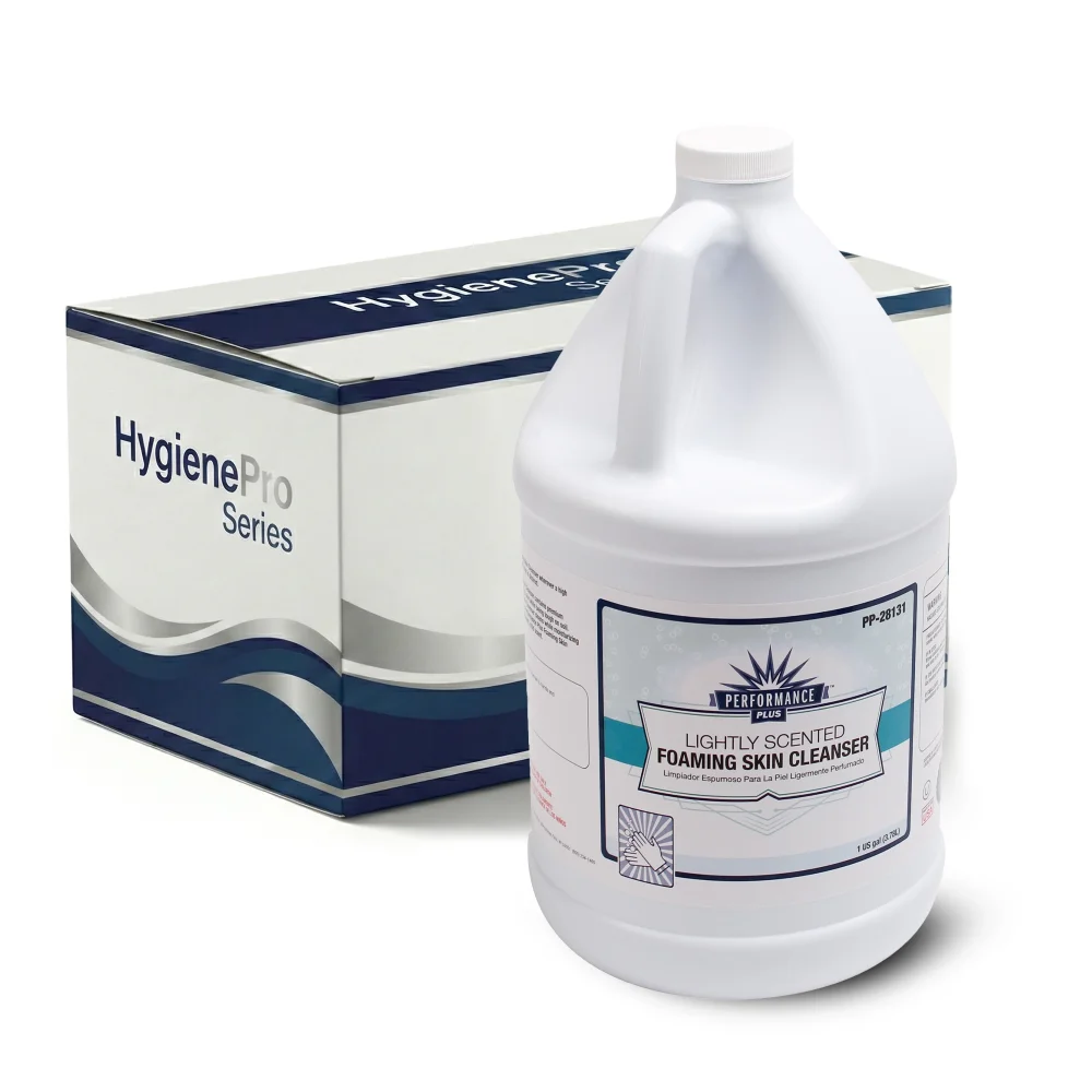 HygienePro Series 1 Gallon Foaming Skin Cleanser, Lightly Scented, Pink, 4/Case