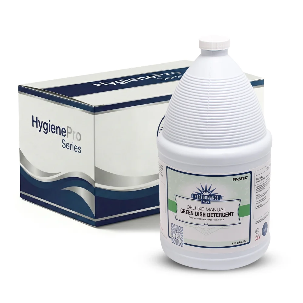 HygienePro Series 1 Gallon Deluxe Green Dish Detergent, 4/Case