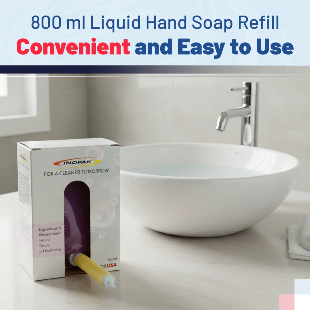 HygienePro Series 800 ml Pink Pearl Hand Soap Refills, 12/Case