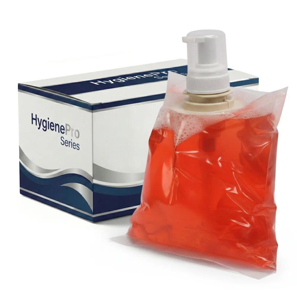 HygienePro Series 1000 ml Foaming Luxury Hand Soap, Pink, Tropical Scent, 6/Case