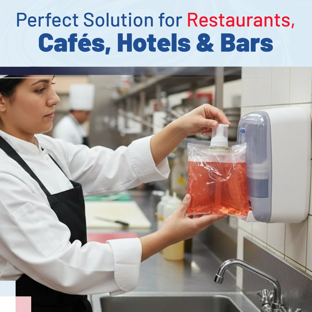 HygienePro Series 1000 ml Foaming Luxury Hand Soap, Pink, Tropical Scent, 6/Case