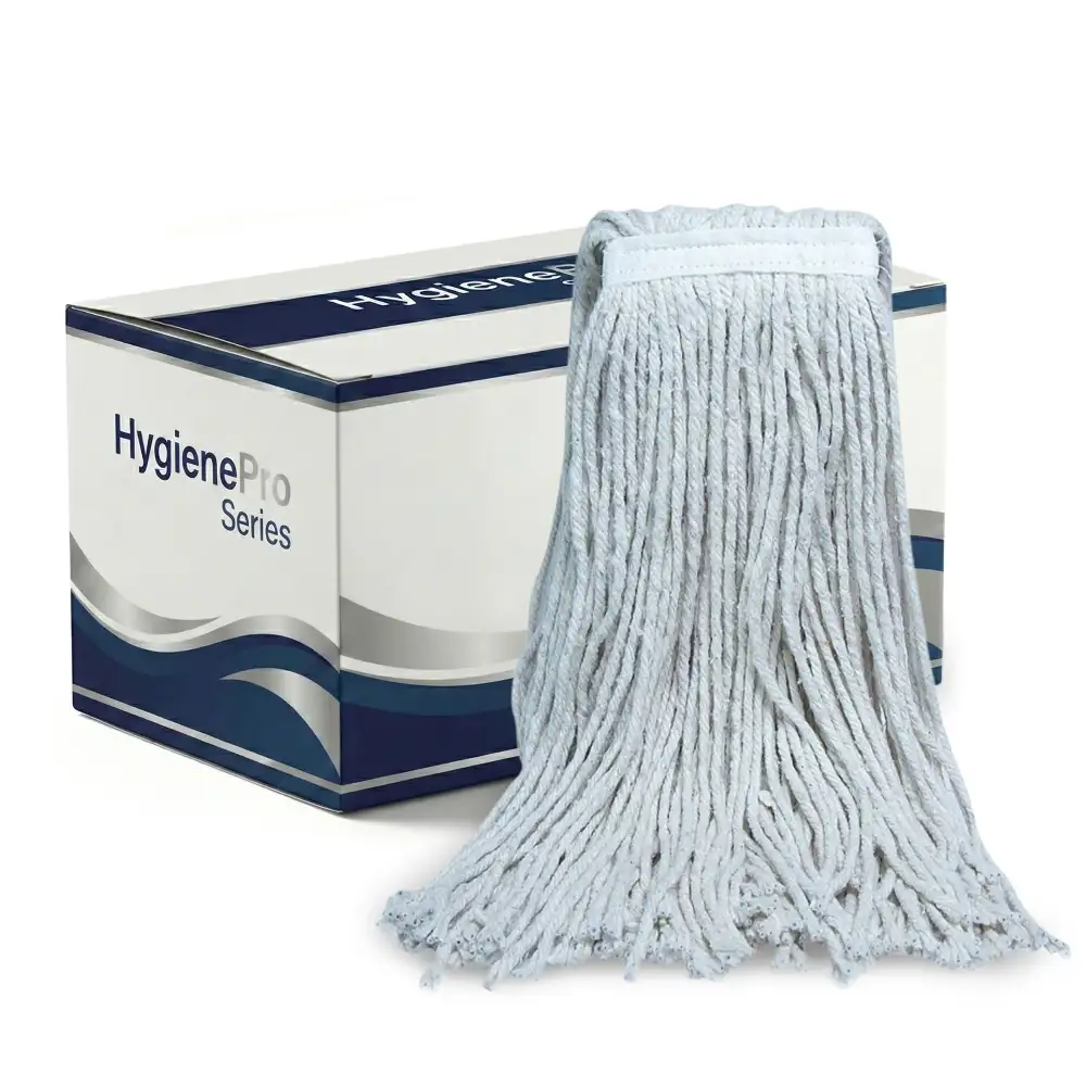 HygienePro Series Rayon Mop Head, 4 Ply, Narrow Band, 12/Case