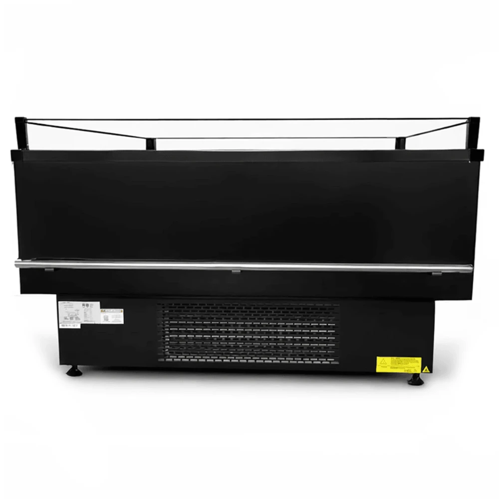 ProKitchen Series 62" Dual Temperature Open Air Island Merchandiser, Black, 1 Year Warranty