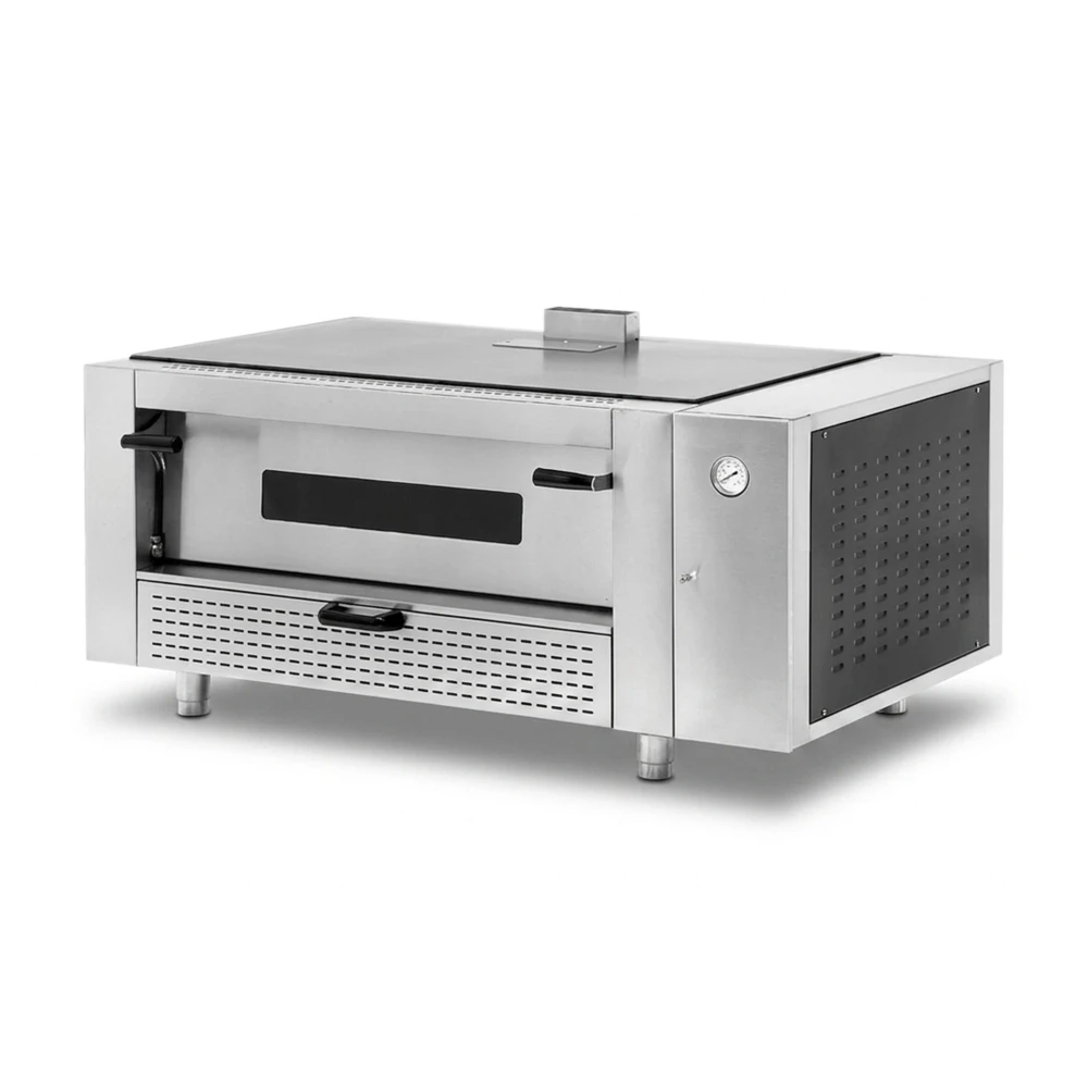 Pegasus MS45G-1 Melstone Series 44" Natural Gas Single-Deck Countertop Pizza Oven, 55,000 BTU