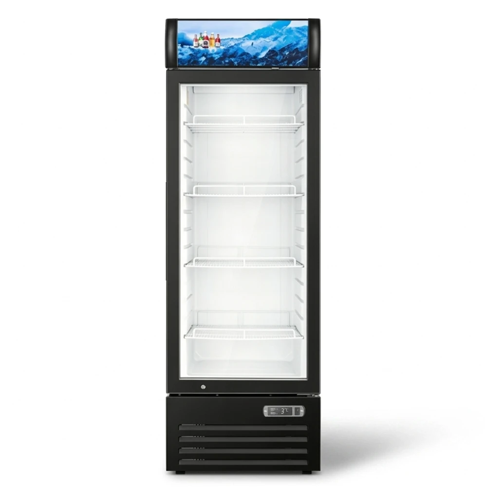 VITLIFE VSC488VCW 28" Merchandiser Refrigerator, 1 Swing Glass Door, 16.5 Cu.ft, 115V
