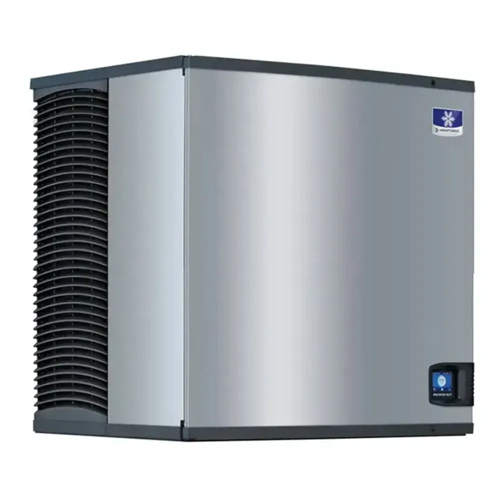 air-cooled cube Manitowoc ice machine with Indigo NXT technology, energy-efficient and easy to maintain without storage bin.