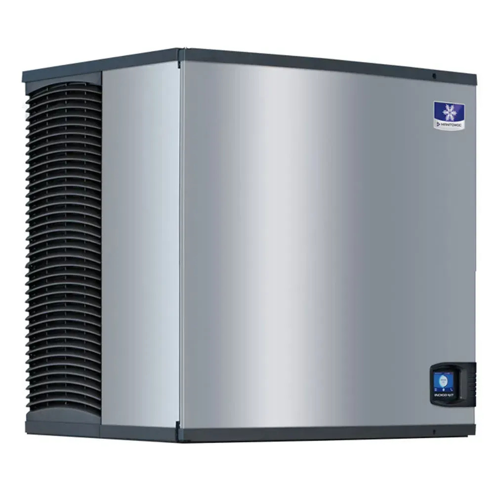 Thirty-inch air-cooled cube Manitowoc ice machine head with space-saving binless design for smaller professional kitchen spaces.