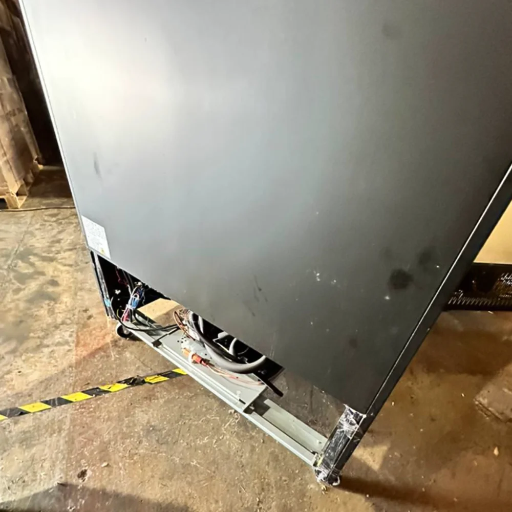 Used 53" Glass Door Merchandiser Refrigerator, 45 Cu. Ft., 2 Swing Doors, 1 Year Warranty
