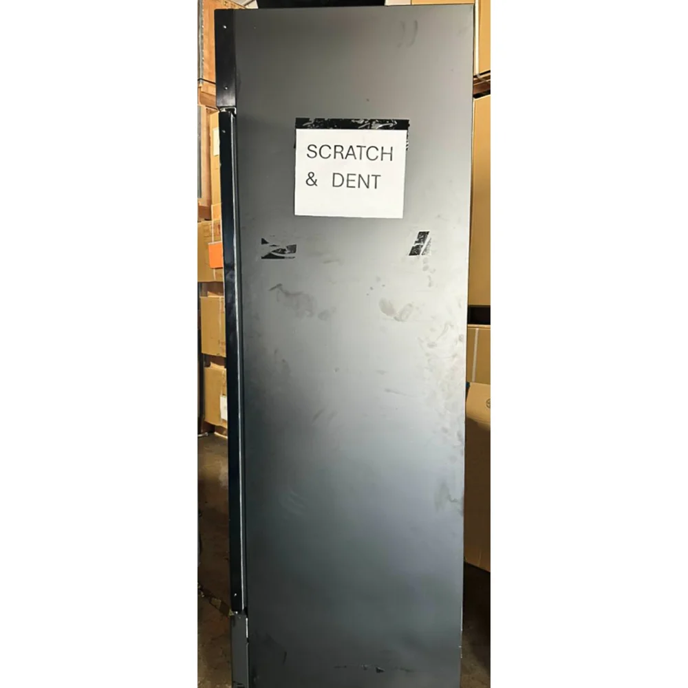 Used 53" Glass Door Merchandiser Refrigerator, 45 Cu. Ft., 2 Swing Doors, 1 Year Warranty