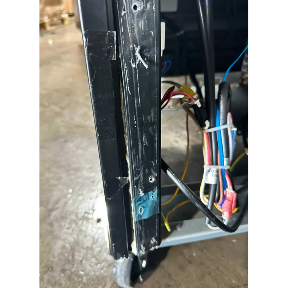 Used 53" Glass Door Merchandiser Refrigerator, 45 Cu. Ft., 2 Swing Doors, 1 Year Warranty