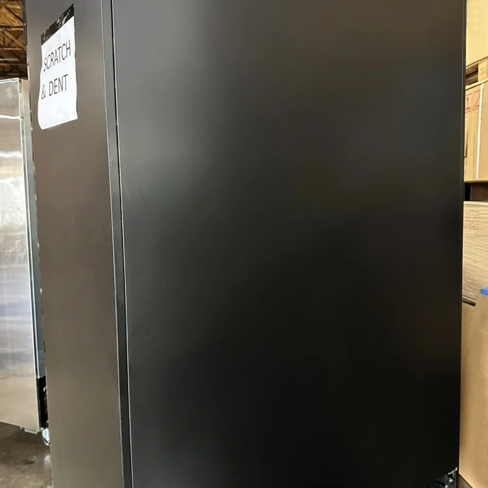 Used 53" Glass Door Merchandiser Refrigerator, 45 Cu. Ft., 2 Swing Doors, 1 Year Warranty
