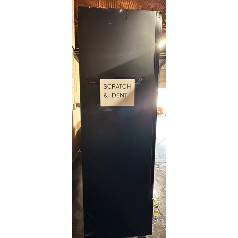 Used 53" Glass Door Merchandiser Refrigerator, 45 Cu. Ft., 2 Swing Doors, 1 Year Warranty