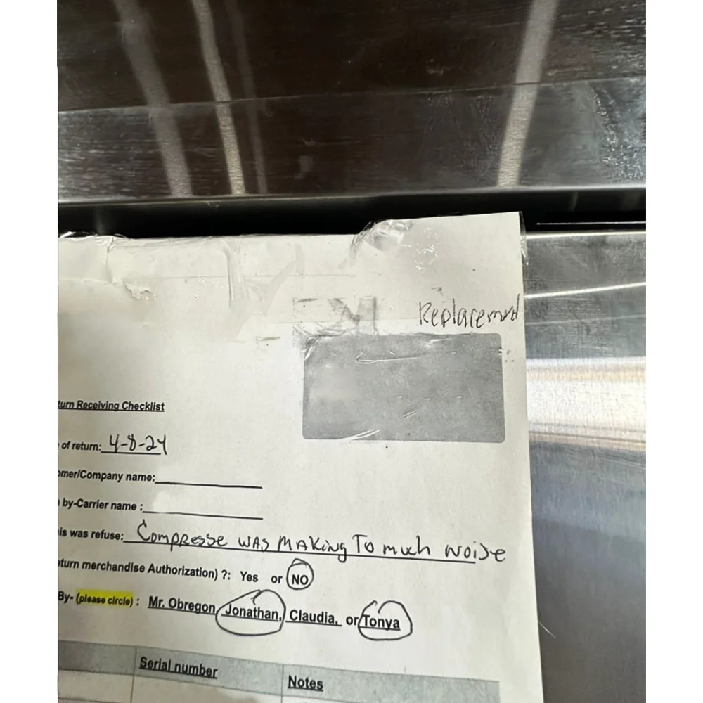 Used 32" Reach-In Freezer, 1 Solid Door, Stainless Steel, 1 Year Warranty