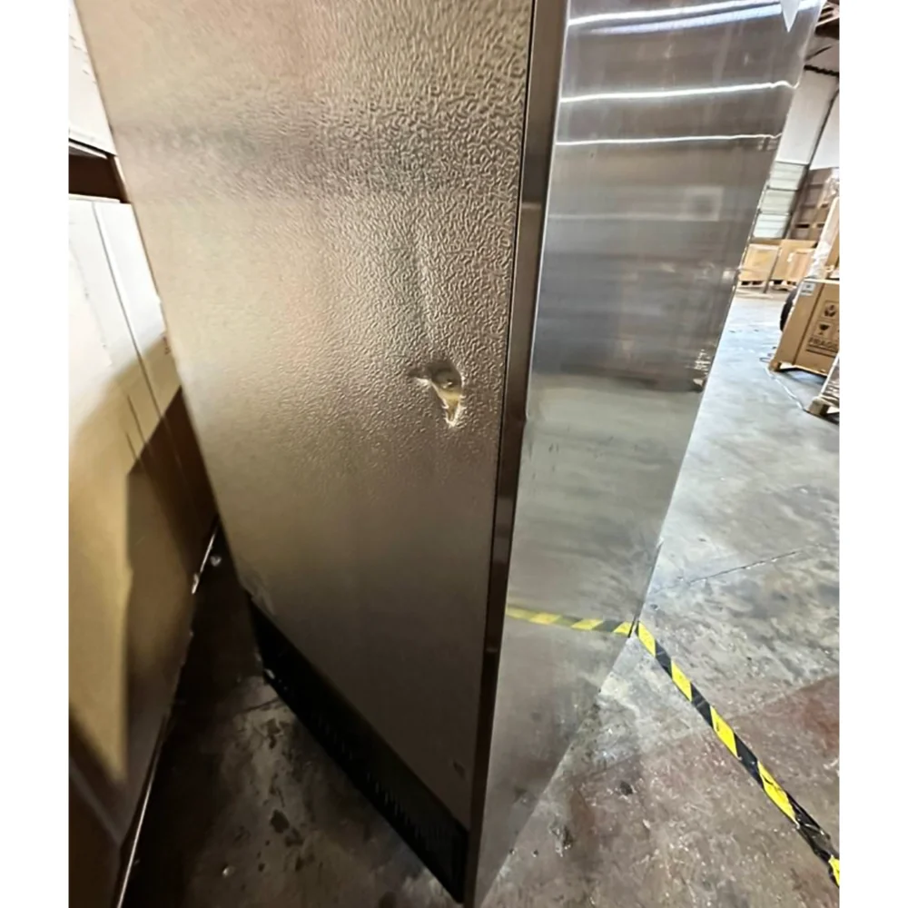 Used 32" Reach-In Freezer, 1 Solid Door, Stainless Steel, 1 Year Warranty