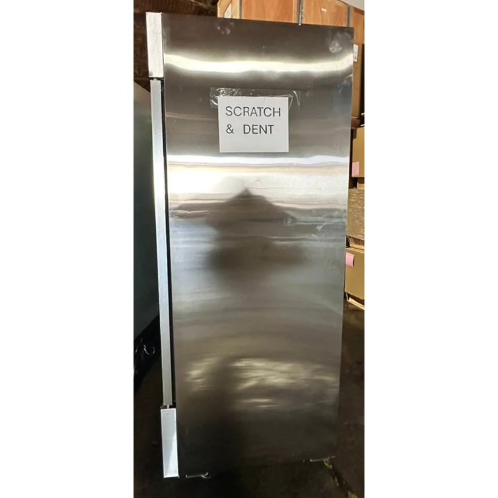 Used 54" Reach-In Refrigerator, 2 Glass Door, Stainless Steel, 1 Year Warranty