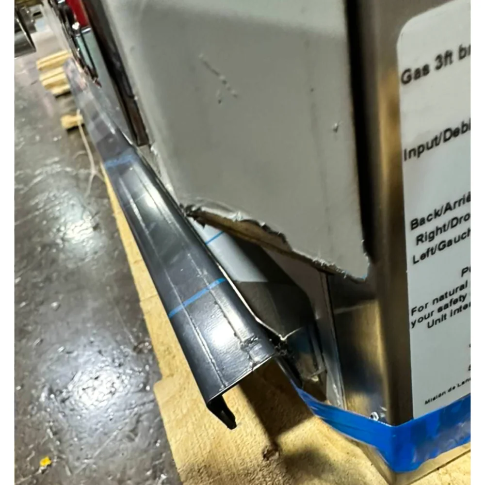 Used 36" Charbroiler with 3 Burners, Natural Gas, 105,000 BTU, 1 Year Warranty