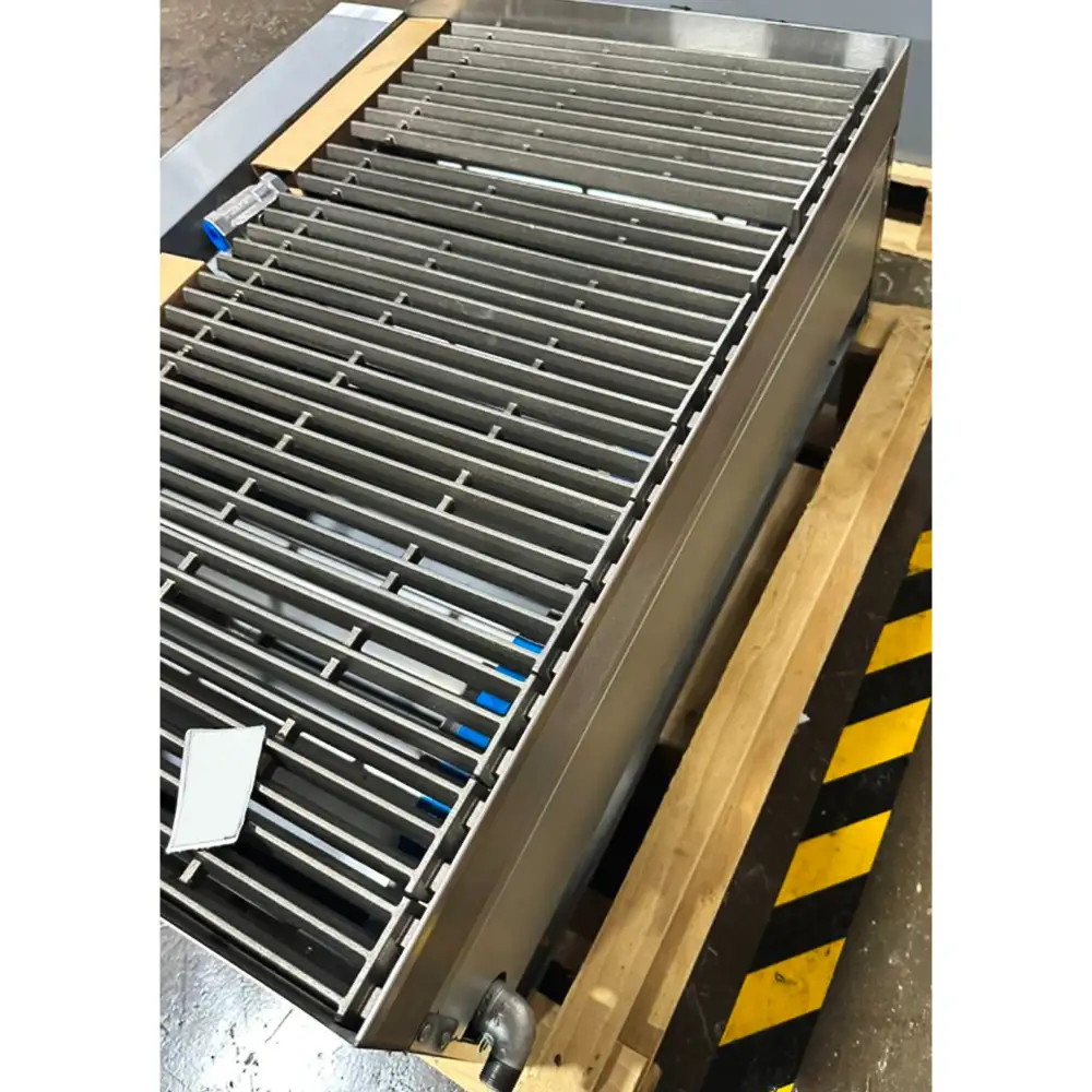 Used 36" Charbroiler with 3 Burners, Natural Gas, 105,000 BTU, 1 Year Warranty