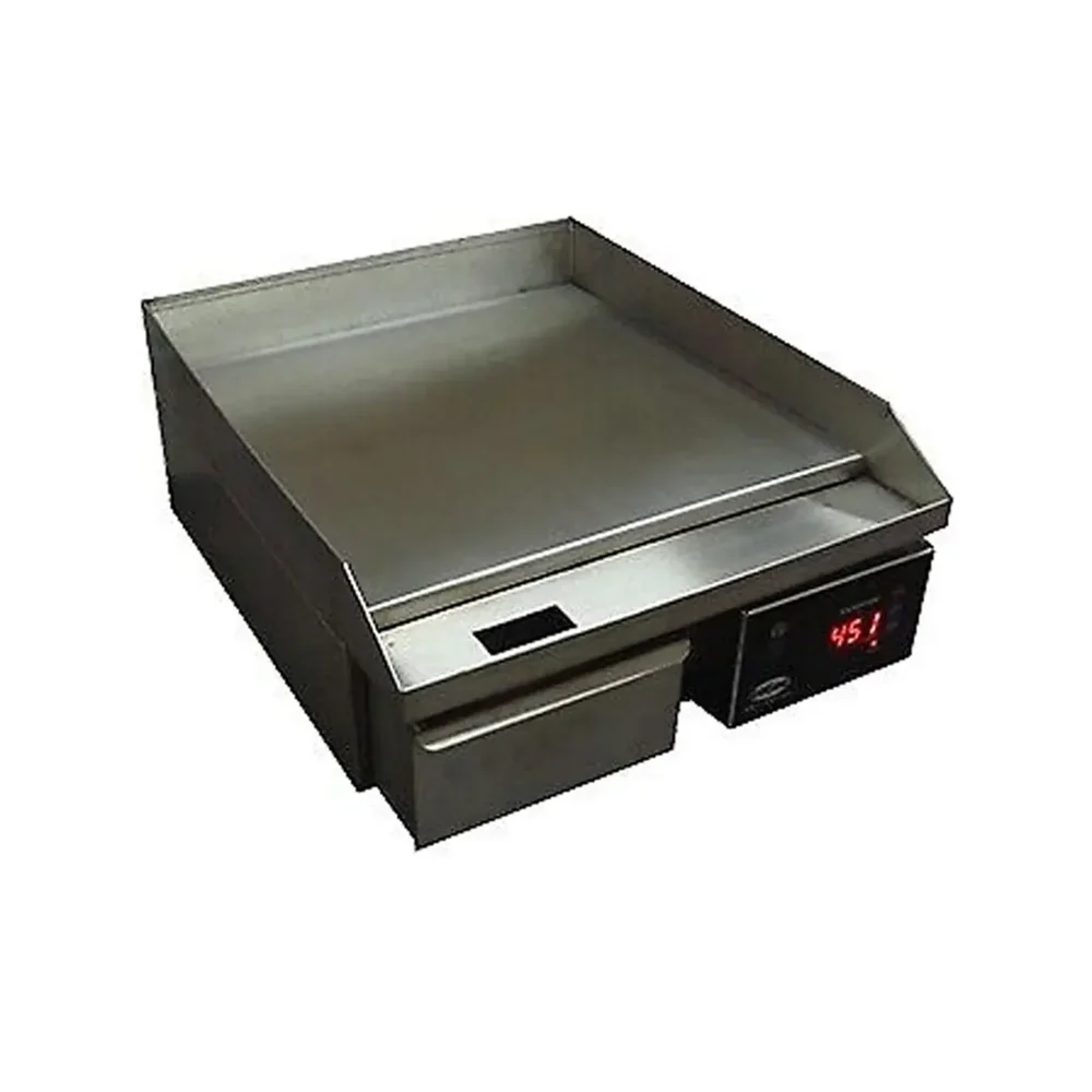 KitchenCore Series 14" Countertop Electric Griddle, Flat Top, 900W, Digital Control, 1 Year Warranty