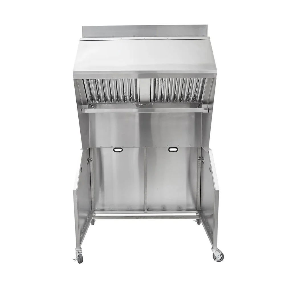 KitchenCore Series 39" Portable Ventless Hood System, R-102 Fire Suppression, 18-Gauge, Stainless Steel