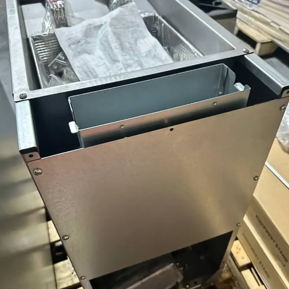 Used  40 lbs Commercial Gas Fryer, Liquid Propane, 105,000 BTU, 1 Year Warranty