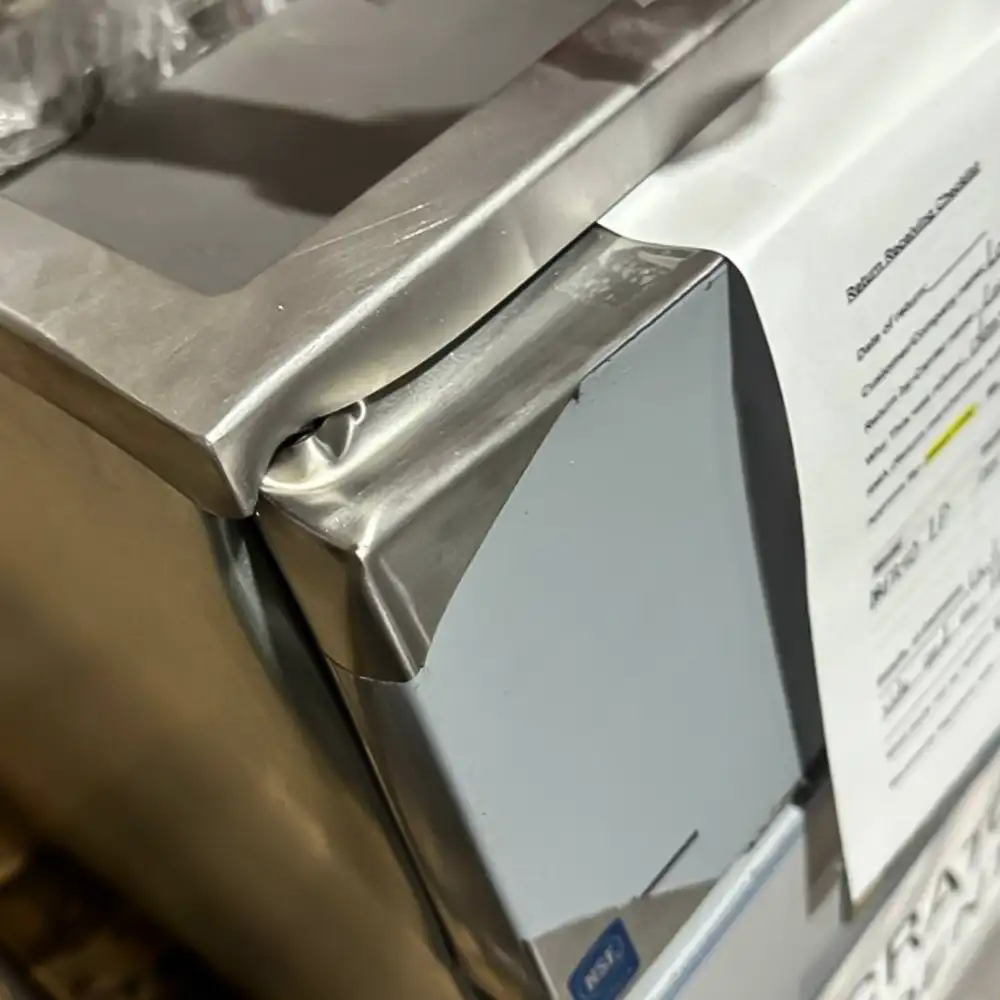 Used  40 lbs Commercial Gas Fryer, Liquid Propane, 105,000 BTU, 1 Year Warranty